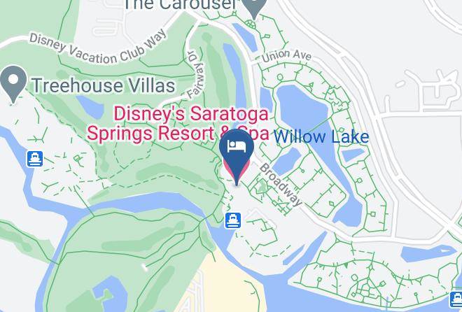 Orange - Disney's Saratoga Springs Resort & Spa Maps