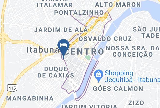 Itabuna - Distak Hotel Itabuna Maps