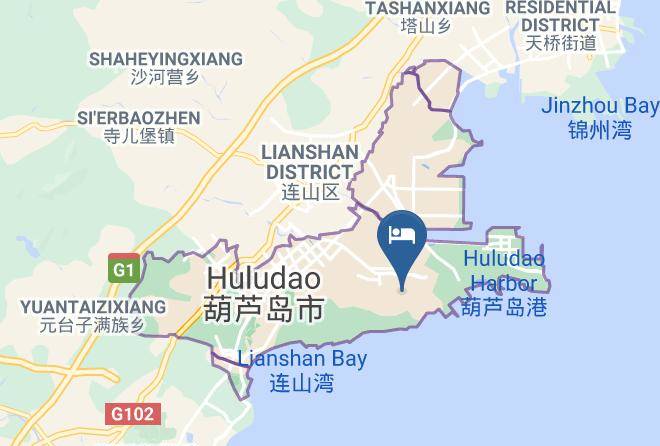 Huludao - Distance Hotel Maps