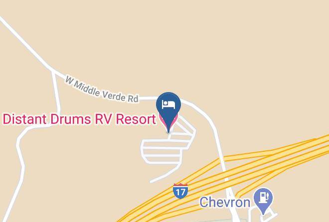 Yavapai - Distant Drums Rv Resort Maps