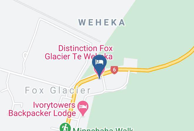 Westland - Distinction Fox Glacier Te Weheka Hotel Maps