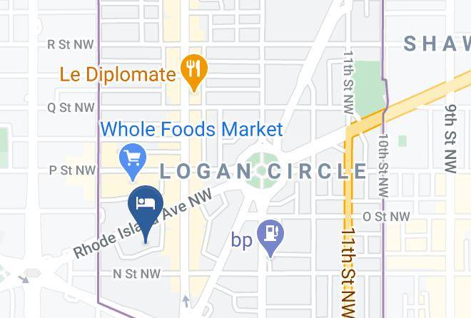 City Of Washington - District Hotel Maps