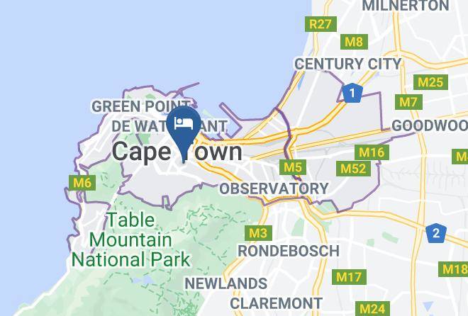 City Of Cape Town - District Six Backpackers Maps