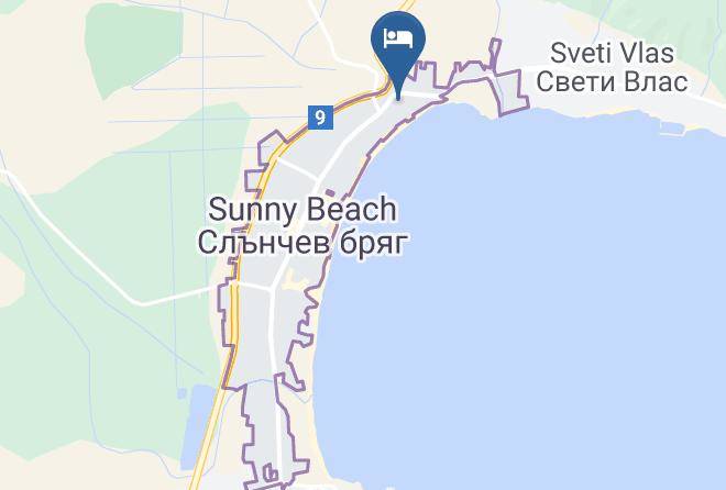 Dit Majestic Beach Resort Map