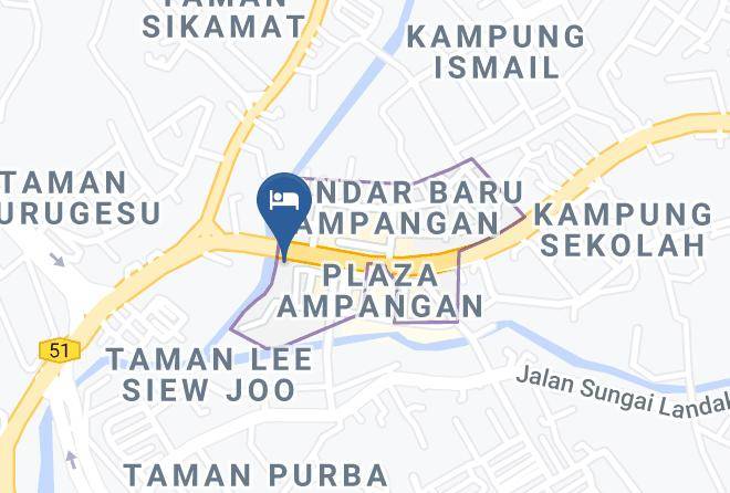 Seremban - Diteratak Ikan Bakar Ampangan Maps
