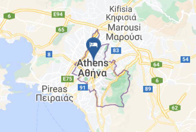 Central Athens - Diva Hotel Maps