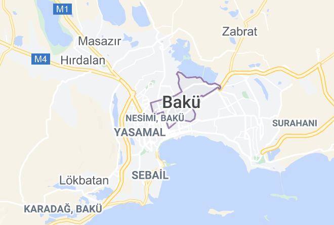 Baki - Divan Express Baku Hotel Maps