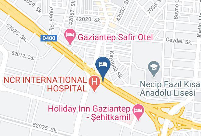 Sehitkamil - Divan Gaziantep Otel Maps
