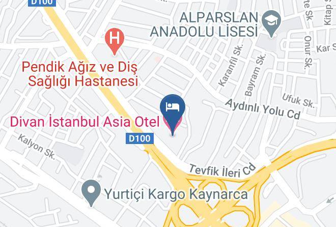 Pendik - Divan Istanbul Asia Otel Maps