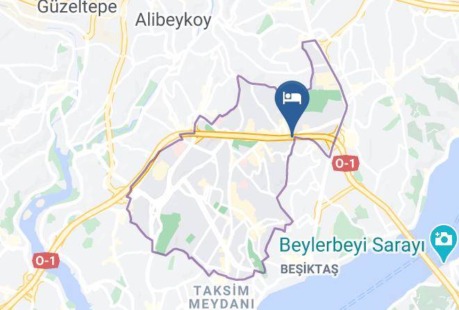 Sisli - Divan Istanbul City Otel Maps