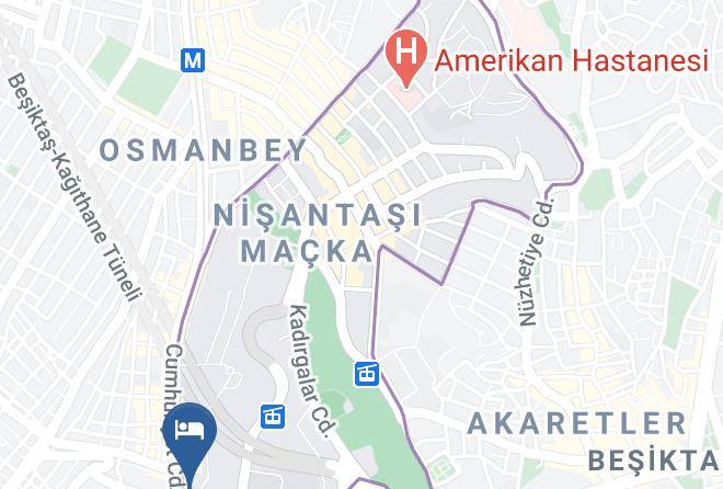 Sisli - Divan Istanbul Otel Maps