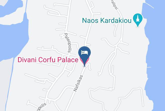 Kerkira - Divani Corfu Palace Hotel Maps