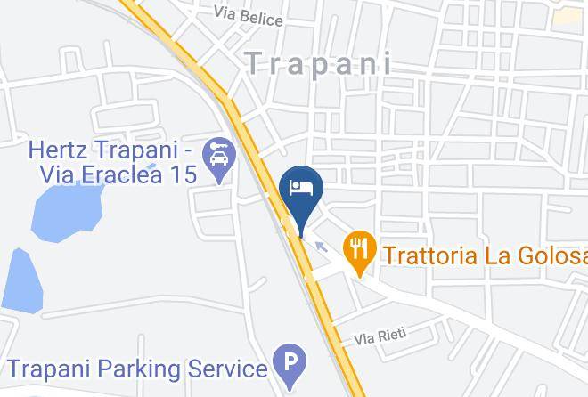 Trapani - Divino Hotel Maps