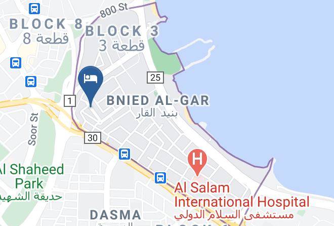 Kuwait City - Divona Hotel Maps