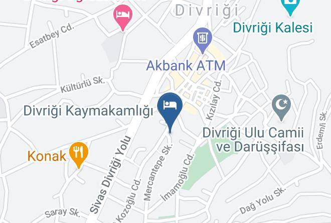 Divrigi - Divrigi Kosk Hotel Maps
