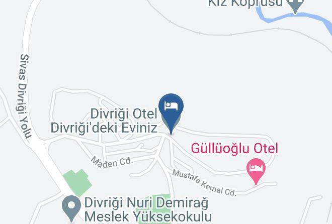 Divrigi - Divrigi Otel Divrigi'deki Eviniz Maps