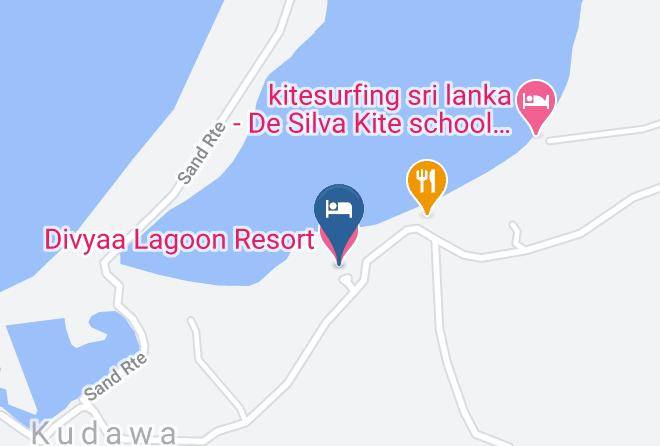 Kurunegala - Divyaa Lagoon Resort Maps