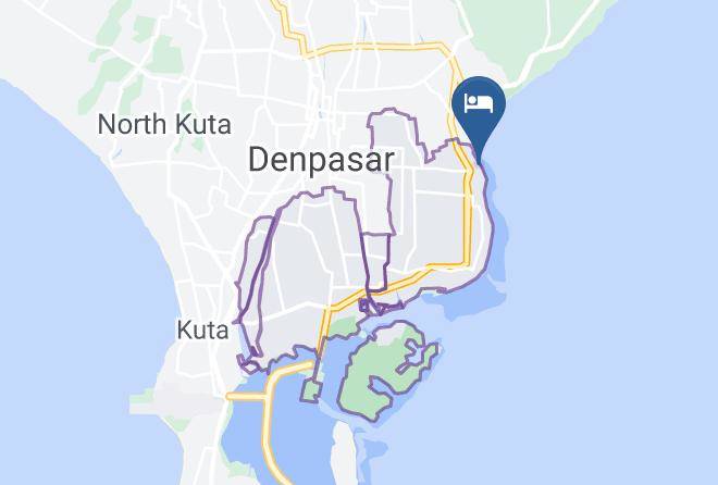 Denpasar - Diwangkara Beach Hotel & Resort Maps