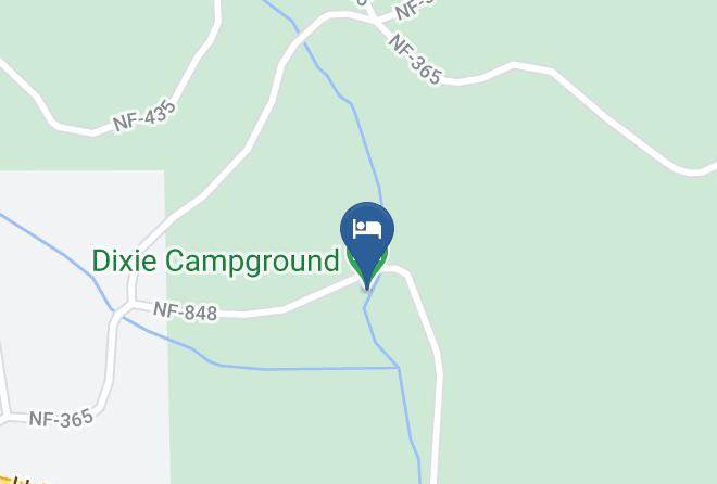 Dixie Campground Map - Oregon - Grant