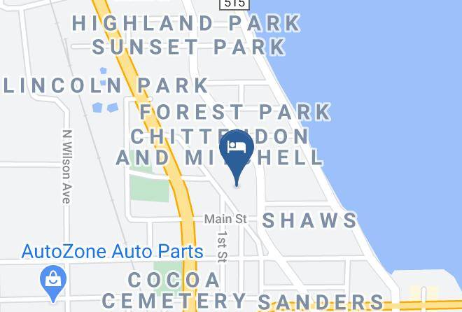 Brevard - Dixie Motel And Apartments Maps