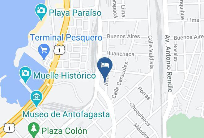 Antofagasta Province - Hotel Dixie Maps