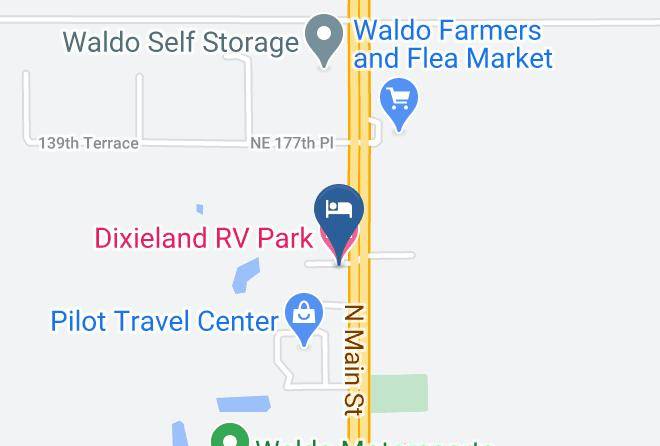 Alachua - Dixieland Rv Park Maps