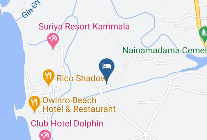 Kurunegala - Diyadahara Holiday Resort Maps