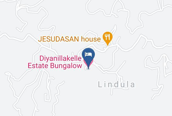 Kandy - Diyanillakelle Estate Bungalow Maps