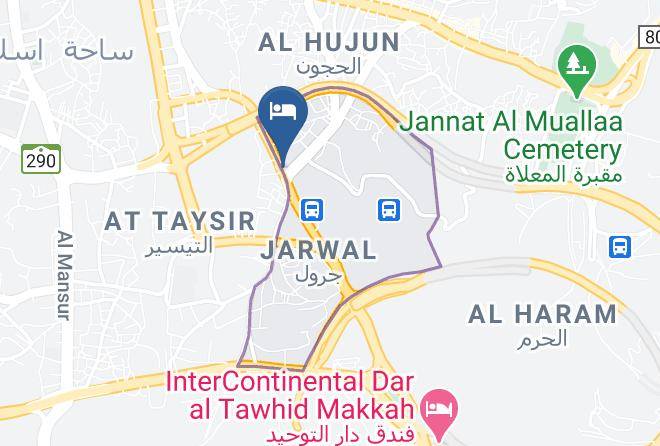 Mecca - Riyadh Al Diyafah Hotel Maps
