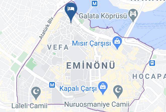 Fatih - Diyar Budget Hotel Maps