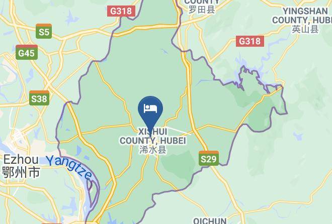 Huanggang - Diyuan Hotel Maps