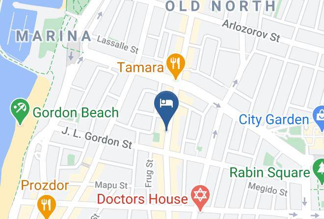 Tel Aviv Yafo - Dizengoff Avenue Hotel Maps