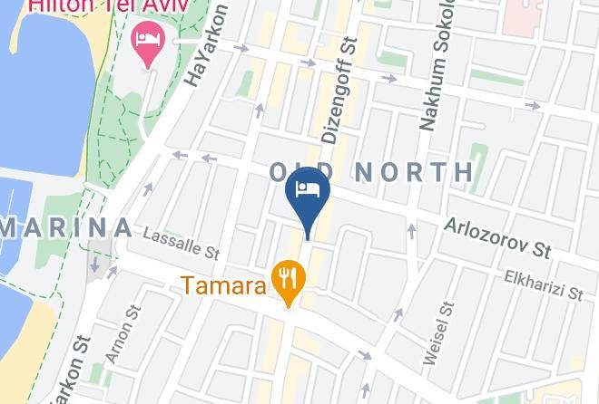 Tel Aviv Yafo - Dizengoff Inn Maps