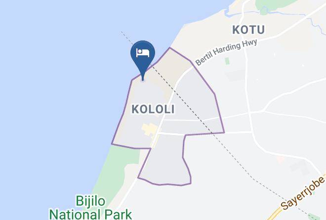 Serekunda - Djembe Beach Resort Maps