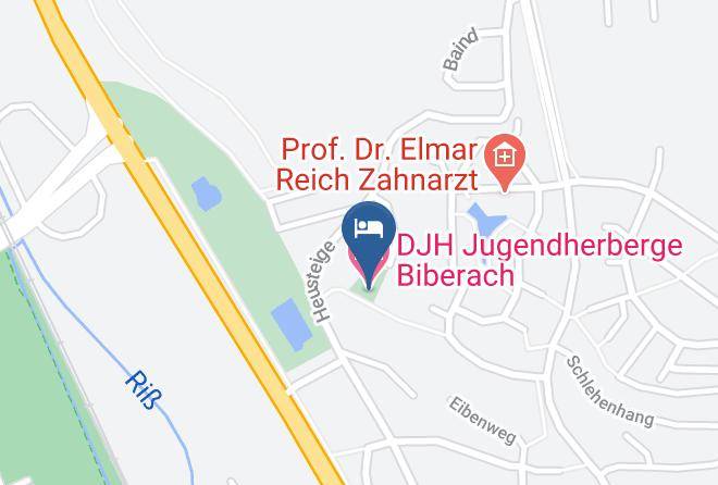 Djh Jugendherberge Biberach Map