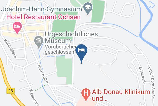 Alb Donau Kreis - Djh Jugendherberge Blaubeuren Maps