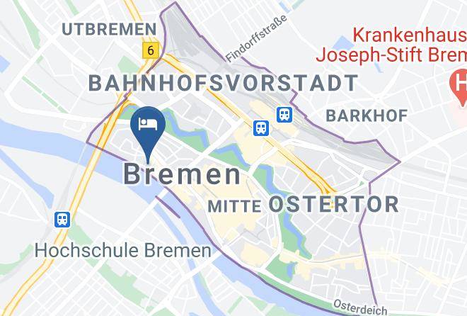 Stadt Bremen - Djh Jugendherberge Bremen Maps