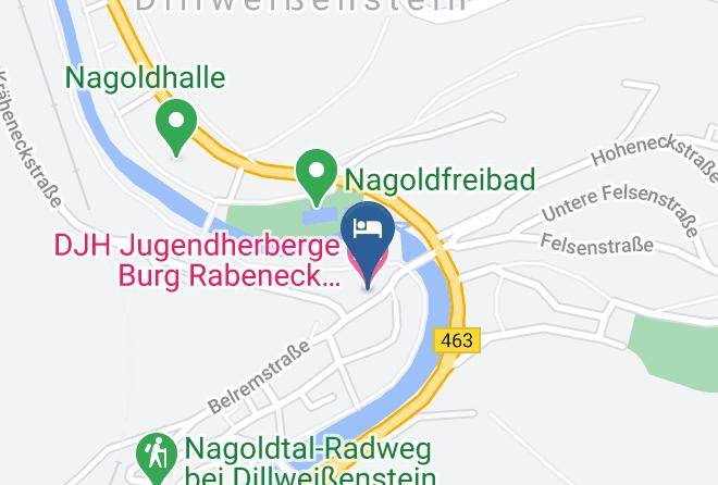 Pforzheim - Djh Jugendherberge Burg Rabeneck Pforzheim Maps