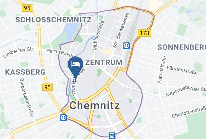 Chemnitz - Djh Jugendherberge Chemnitz Eins Maps