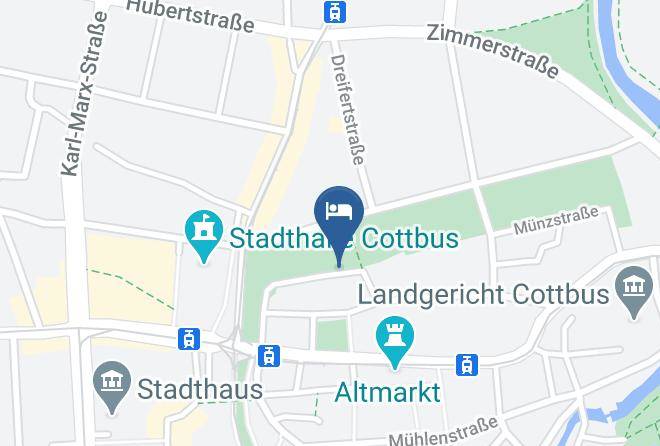 Cottbus - Djh Jugendherberge Cottbus Maps