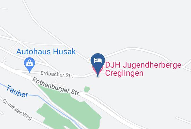 Main Tauber Kreis - Djh Jugendherberge Creglingen Maps
