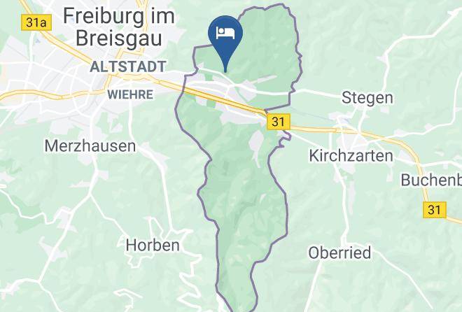 Freiburg - Djh Jugendherberge Freiburg International Maps