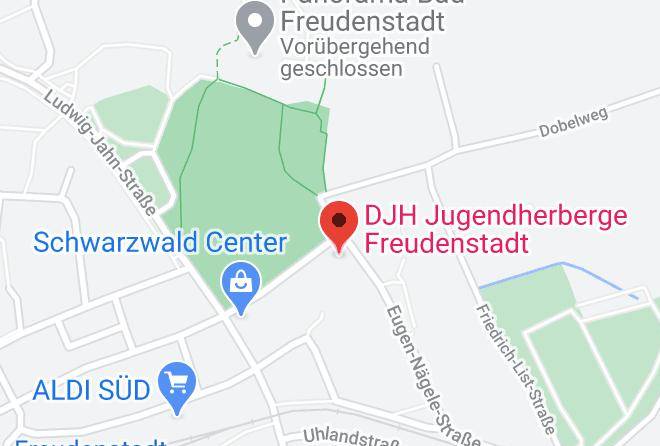 Freudenstadt - Djh Jugendherberge Freudenstadt Maps