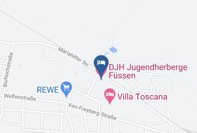 Ostallgau - Djh Jugendherberge Fussen Maps