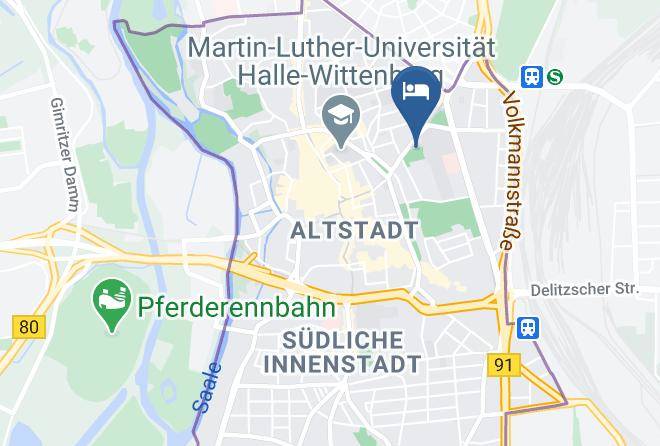 Halle - Djh Jugendherberge Halle Maps