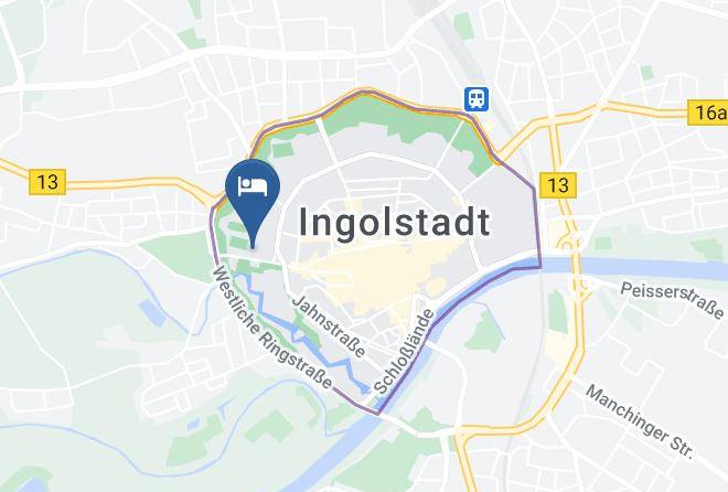 Ingolstadt - Djh Jugendherberge Ingolstadt Maps