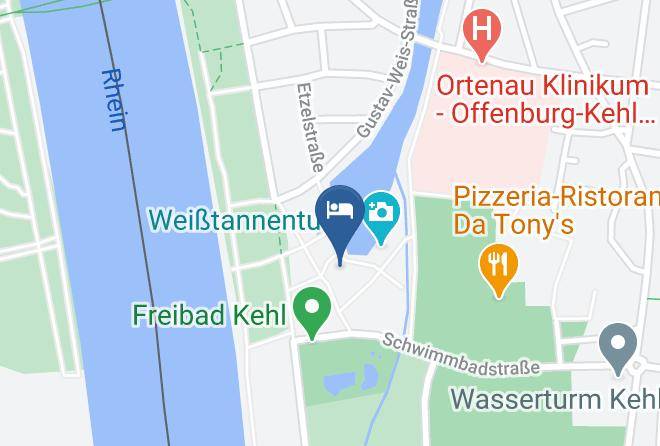 Ortenaukreis - Djh Jugendherberge Kehl Maps