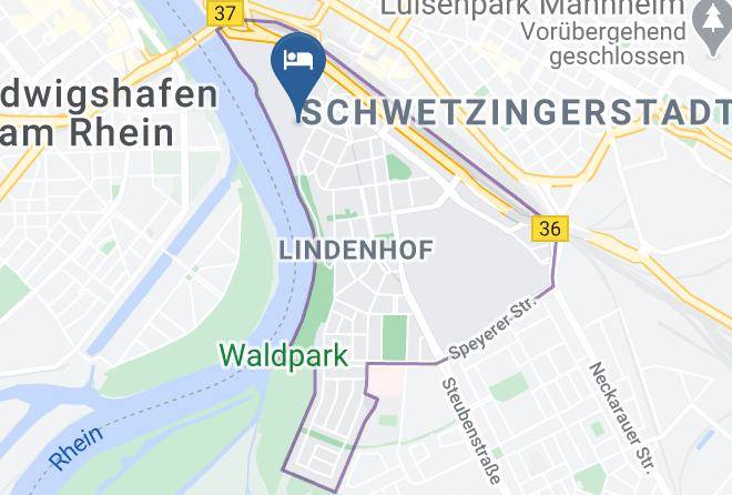 Mannheim - Djh Jugendherberge Mannheim International Maps