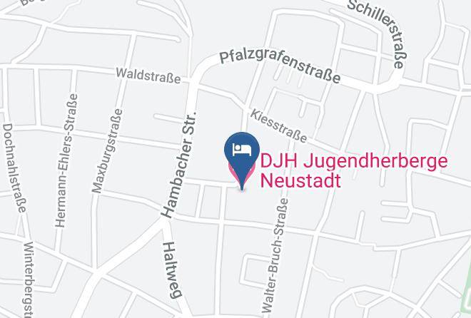 Neustadt An Der Weinstrase - Djh Jugendherberge Neustadt Maps
