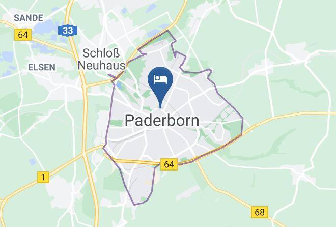 Paderborn - Djh Jugendherberge Paderborn Maps